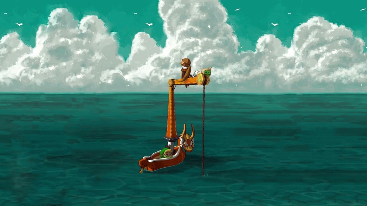 The Legend of Zelda Wind Waker Chill Music Compilation