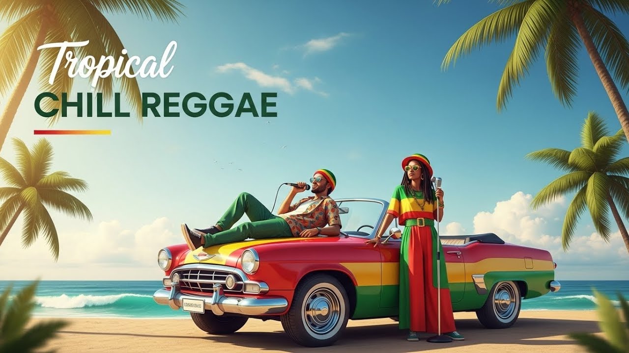 Hawaiian Relaxing Music Soft Ukulele Reggae Songs on the Peaceful Beach