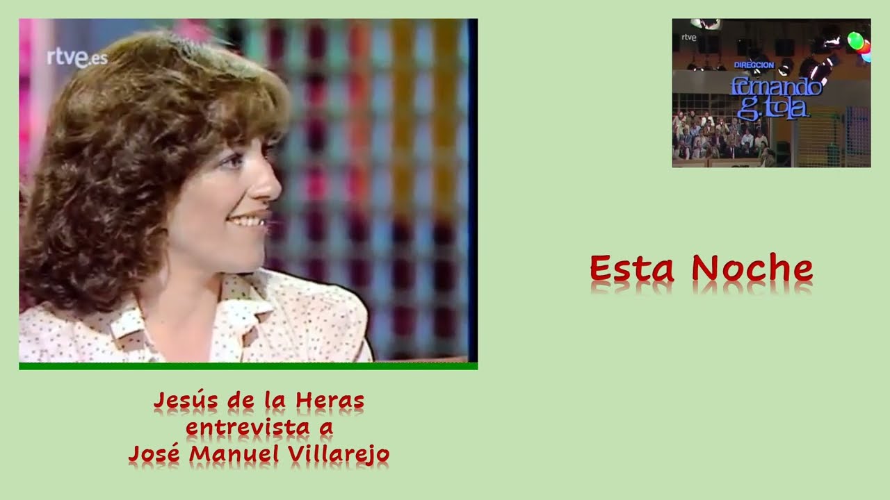 José Manuel  Villarejo por Jesús de las Heras el 2 de Julio de 1981 en el programa 