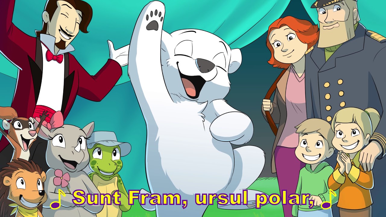 Fram ursul polar - pentru copii un star - cantec oficial Fram ursul polar