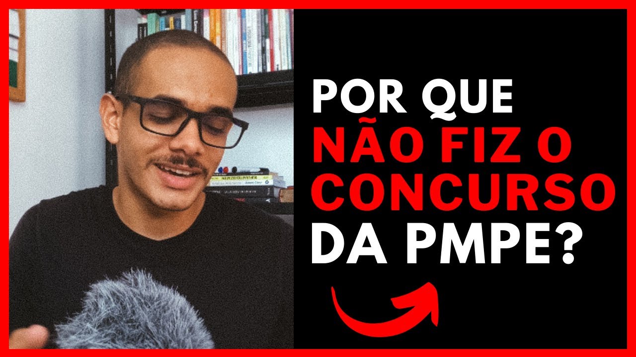 É o meu FIM nos CONCURSOS POLICIAIS?