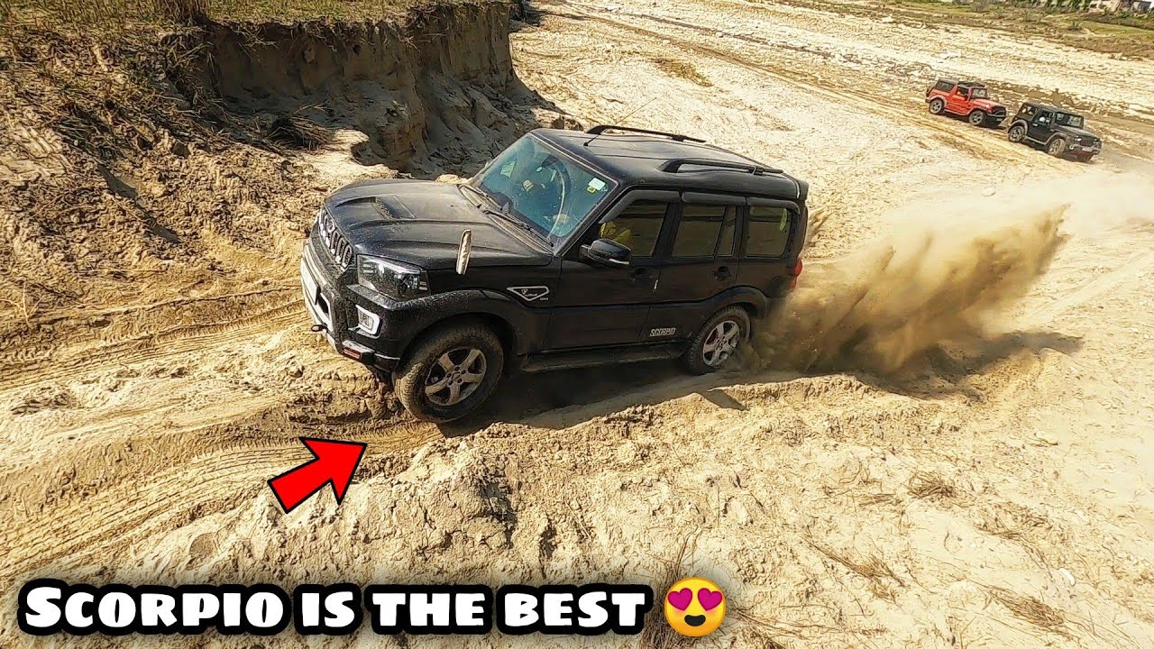 Sunday offroad with Jeep Wrangler, Scorpio 2wd, Thar 700, Gypsy and Thar 700