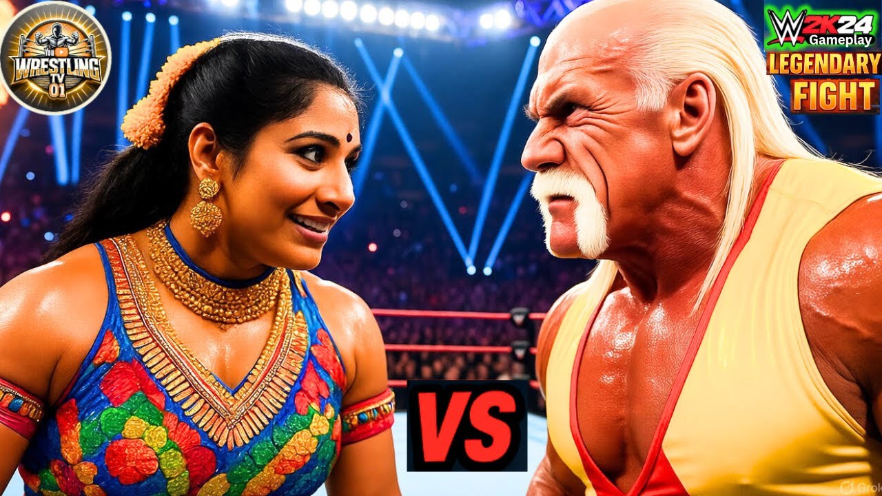 🔥 WWE 2K24 – Аарадха поёт 🇮🇳 против Халка Хогана 💪🎮 Геймплей межгендерного рестлинга 💥 3 октября ...