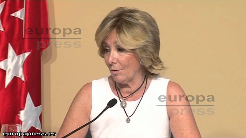 Aguirre dimite como presidenta de la Comunidad de Madrid