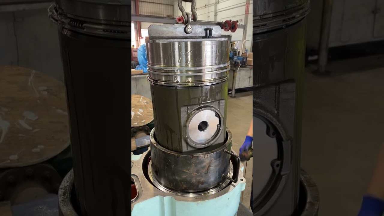 MAN 27/38 Marine Diesel Piston #marine #diesel #engine