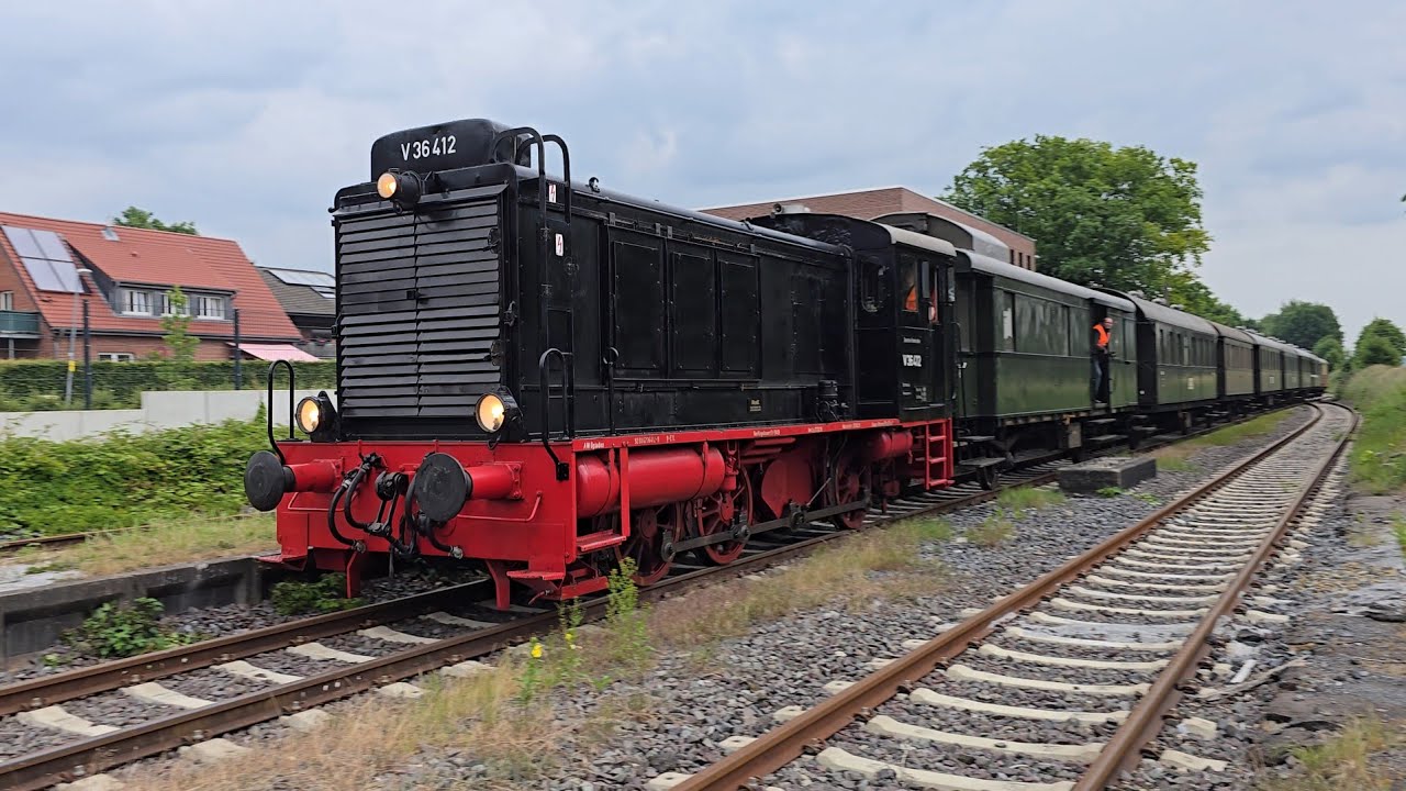Sie ist wieder da: V36 412 - Zusammen mit VT03 auf der TWE