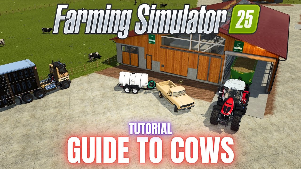 РУКОВОДСТВО ПО КОРОВАМ - ОБУЧЕНИЕ - Farming Simulator 25