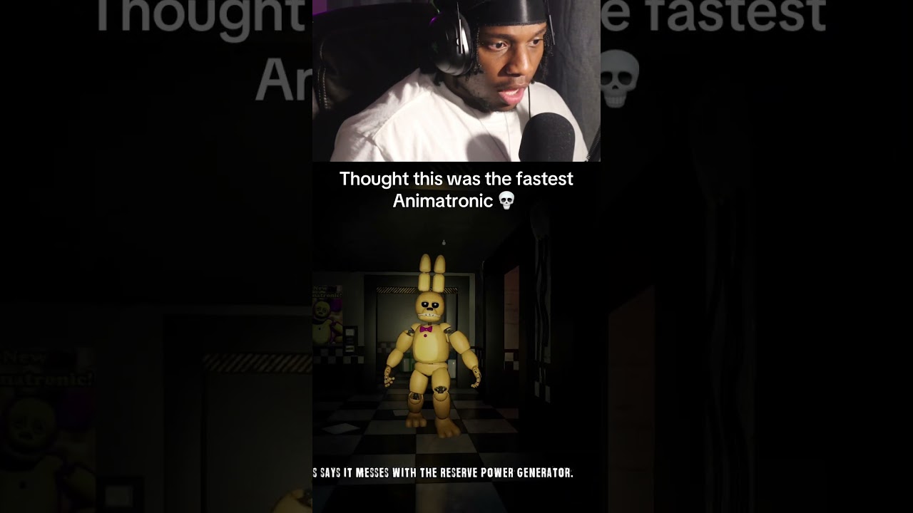 Fredbear is 1000x faster #fnaf