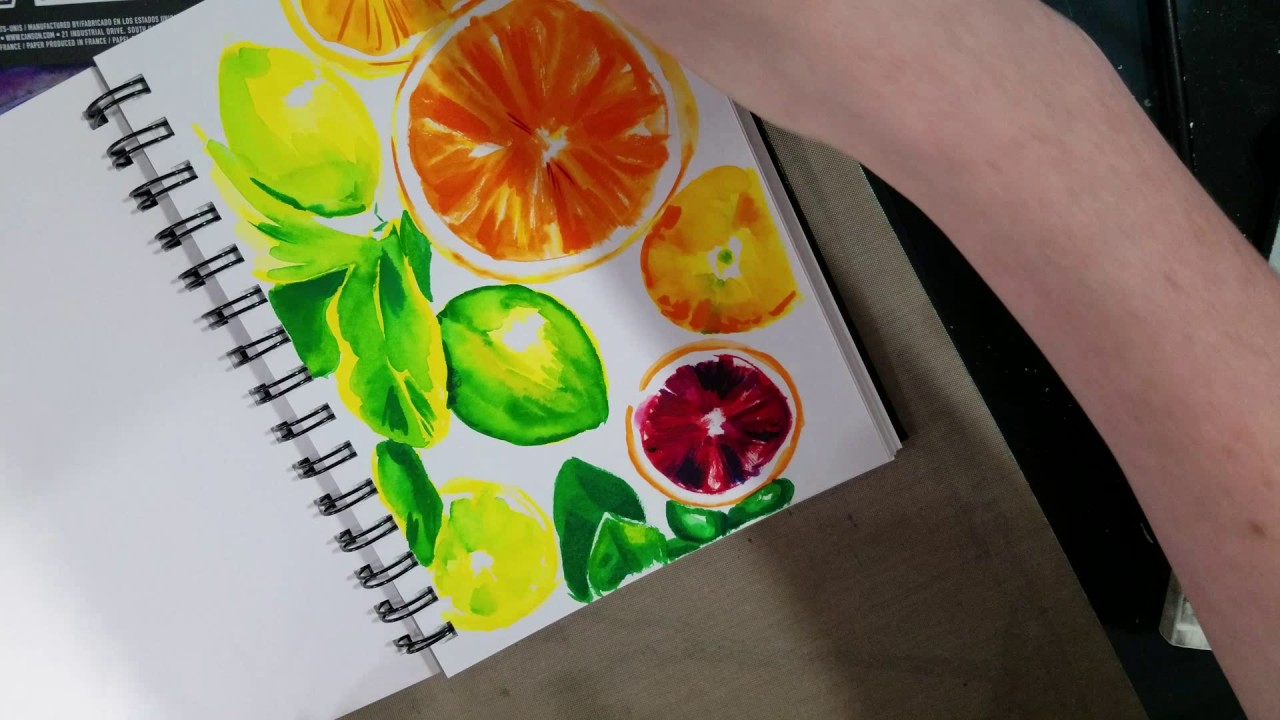 Watercolor and Mixed Media Sketchbook Overview