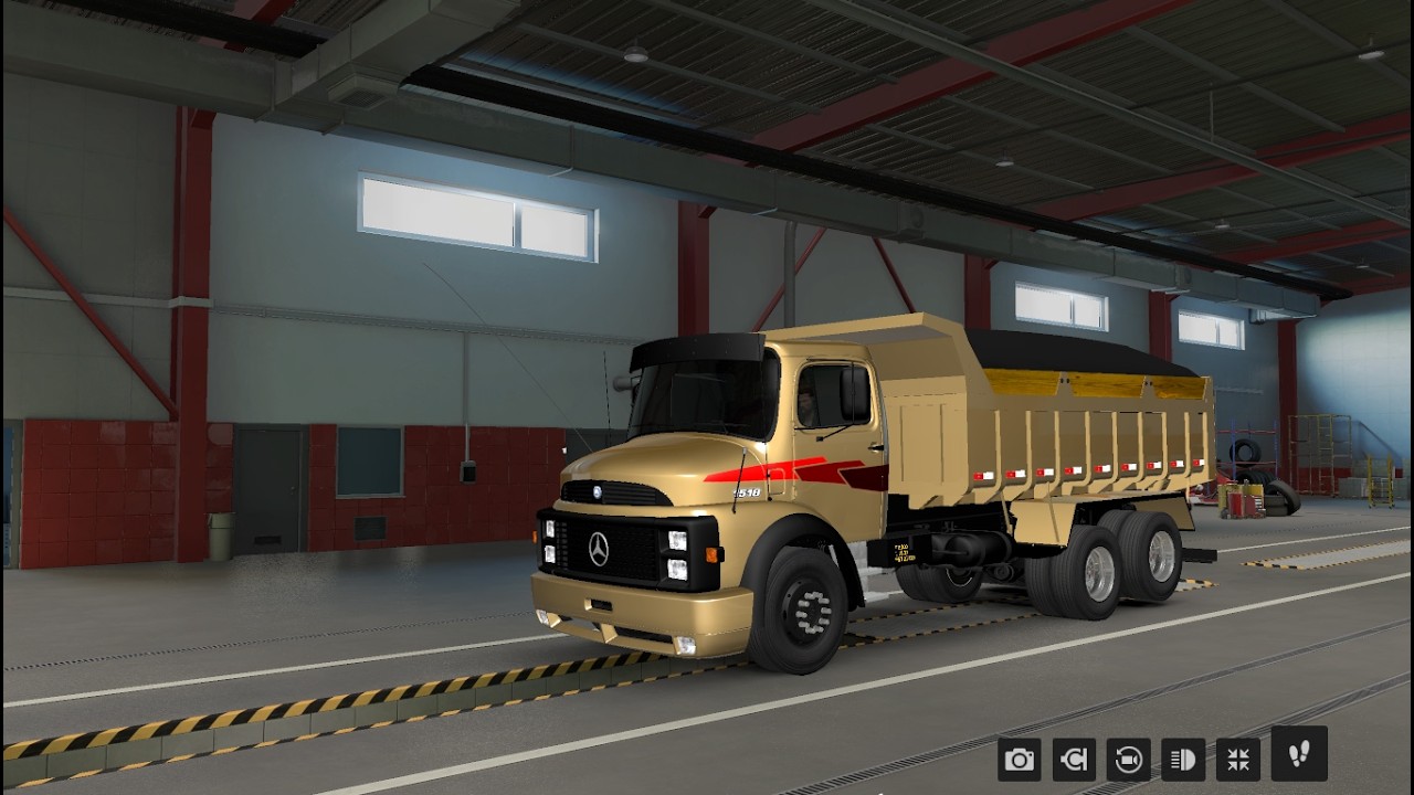 QUALIFICANDO MERCEDÃO 1518 NA CAÇAMBA EURO TRUCK 2 1 56