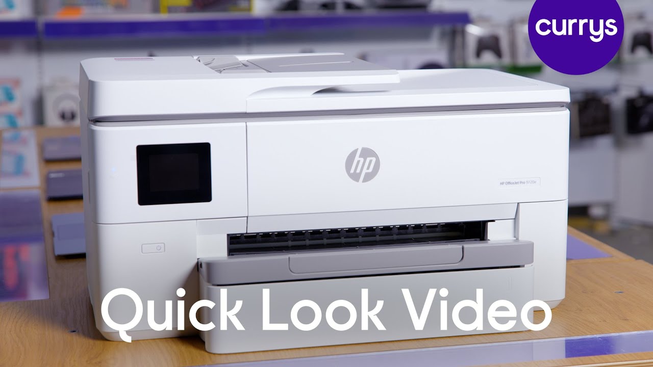 HP OfficeJet Pro 9720e All-in-One Wireless Wide Format A3 Printer - Quick Look
