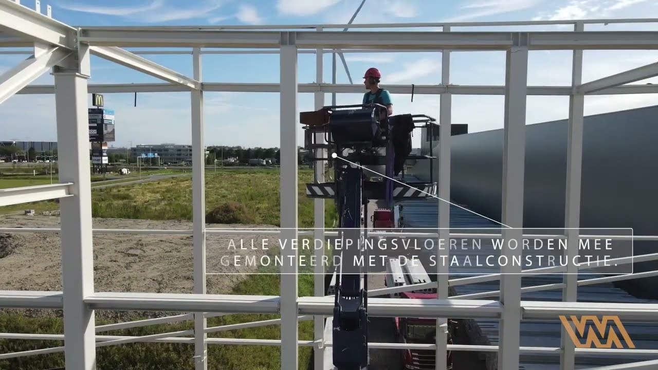 Staalconstructie nieuwbouw DAEL deel 1 | Honderdland Maasdijk
