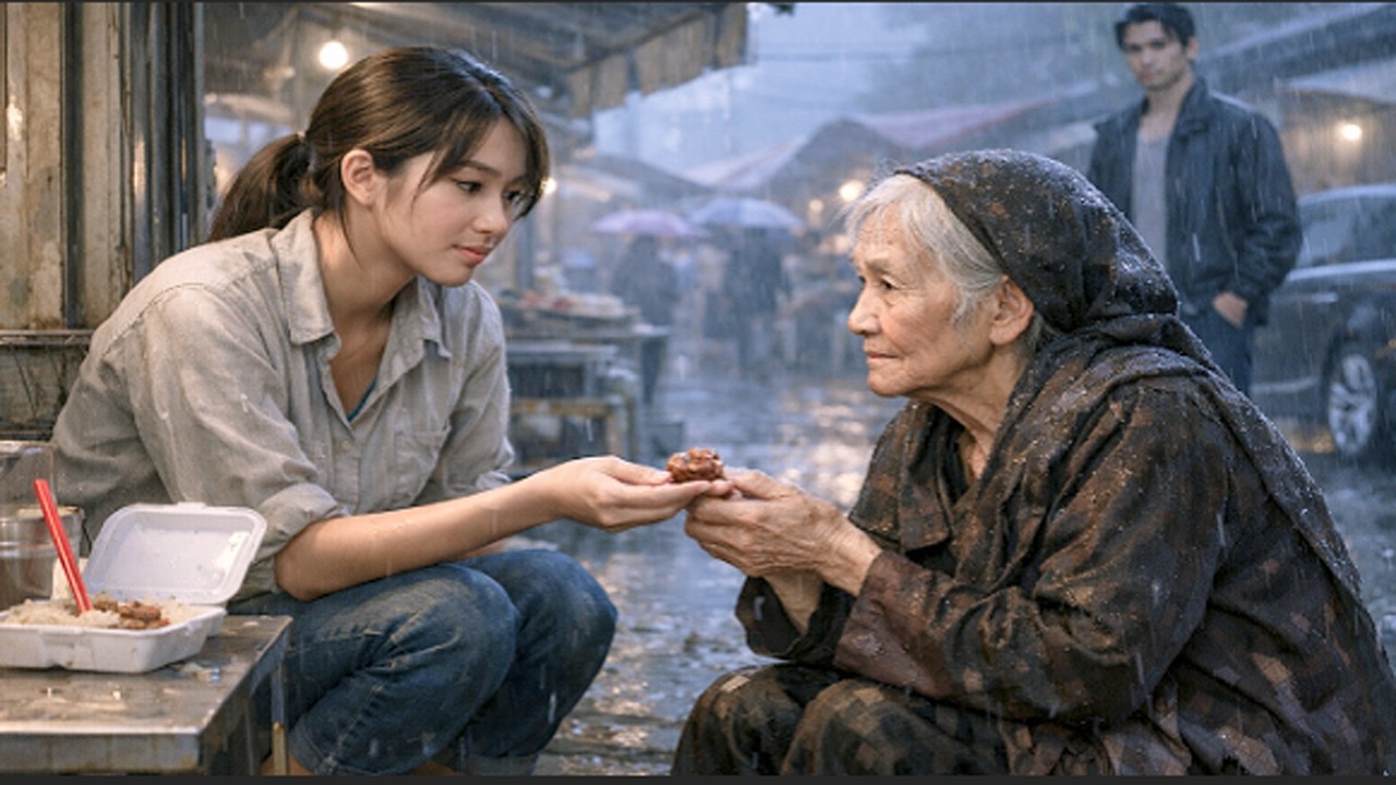 Cô Gái Quê Nhường Nửa Miếng Thịt Cho Cụ Bà, Không Ngờ Đó Là Tỷ Phú Ẩn Danh