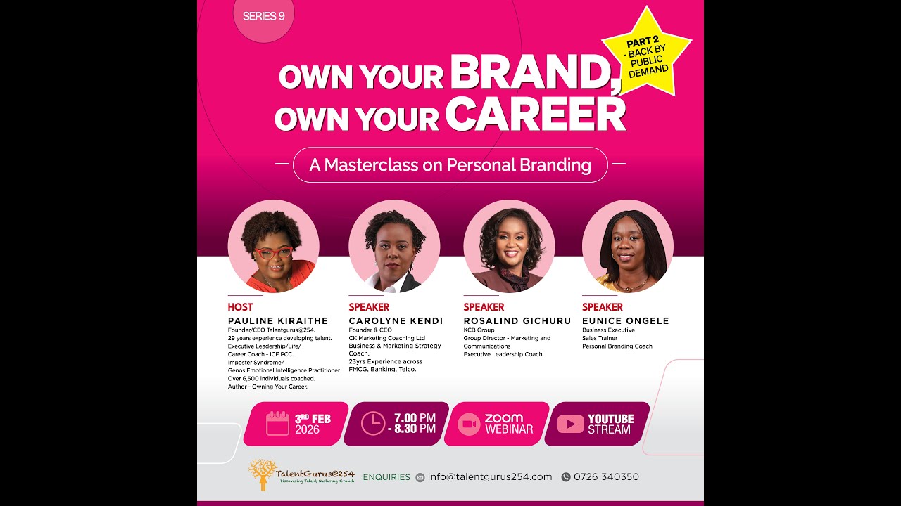Own Your Brand, Own Your Career: A Masterclass on Personal Branding