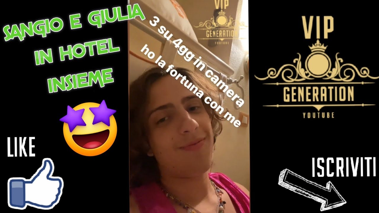 SANGIOVANNI E GIULIA IN HOTEL SI DIVERTONO 💘😍 SANGIULIA VIDEO