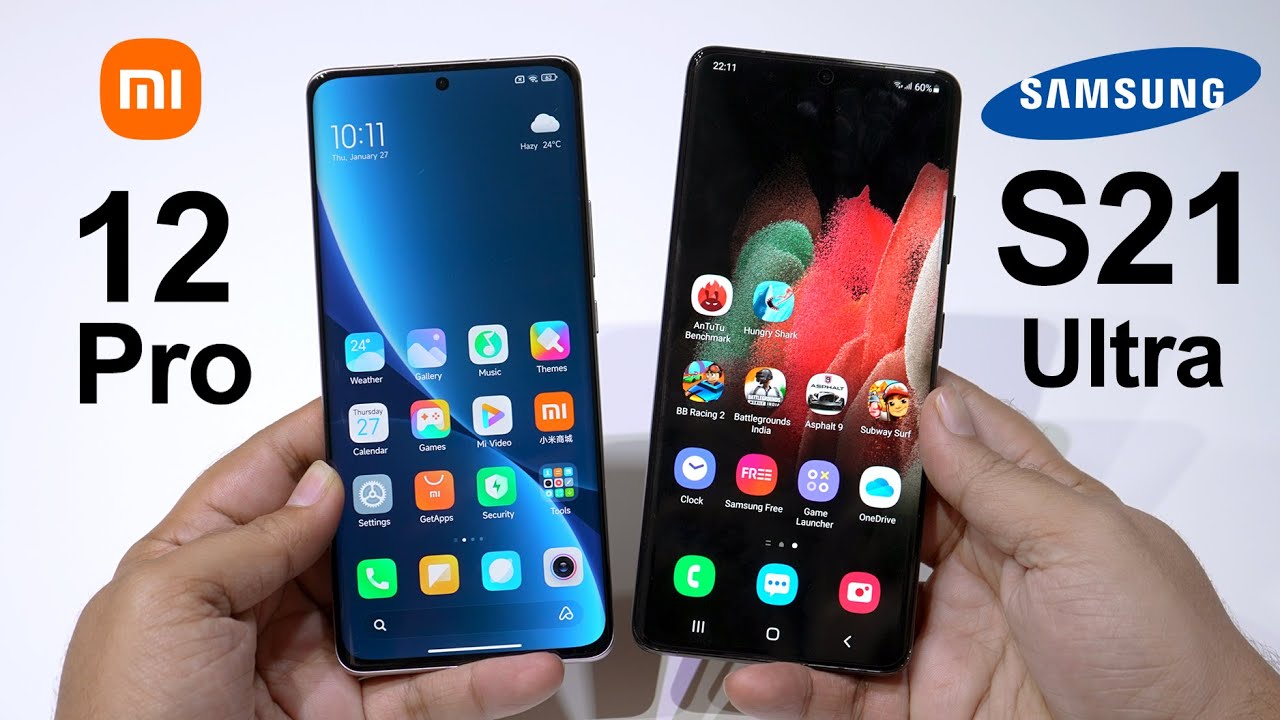 Xiaomi 12 Pro Vs Galaxy S21 Ultra Speed Test | Shocking 🔥