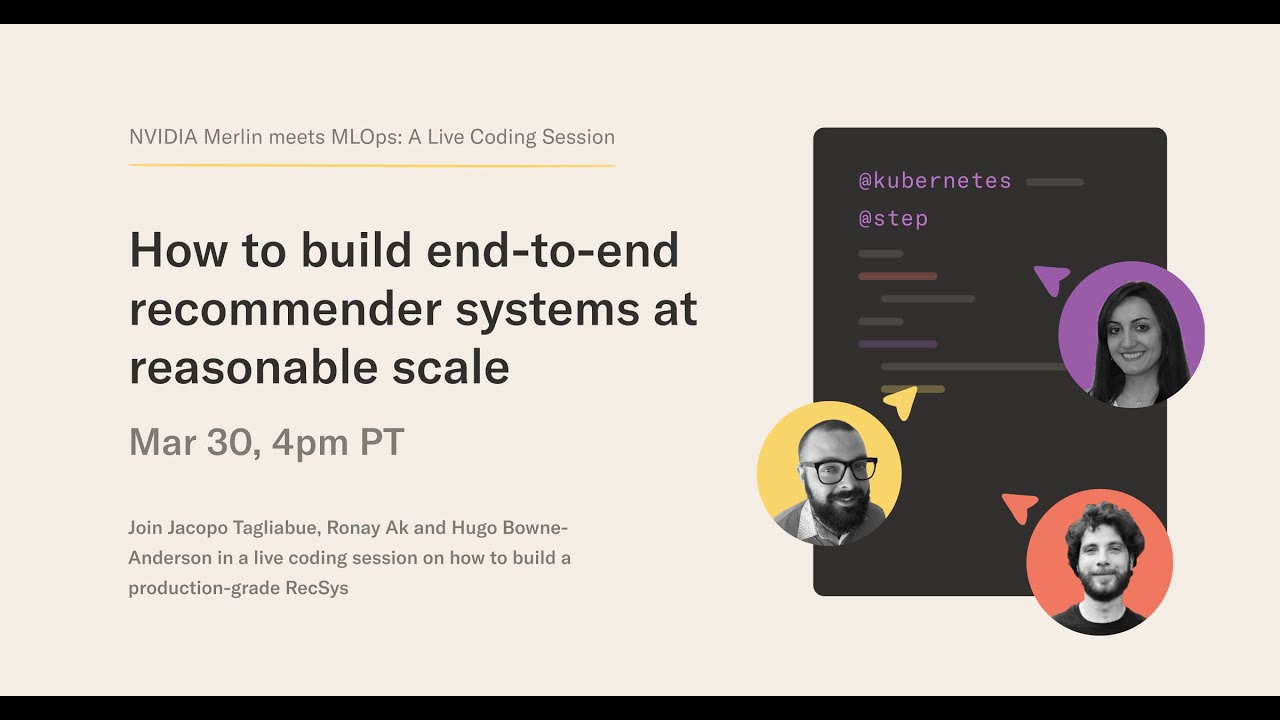 How to build end-to-end recommender systems at reasonable scale