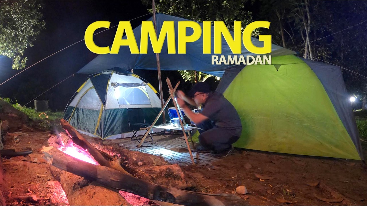 Camping Ramadan di Hutan Sungai Jernih, Sahur Masak Sotong Kunyit, Malam Buat Panjut Buluh