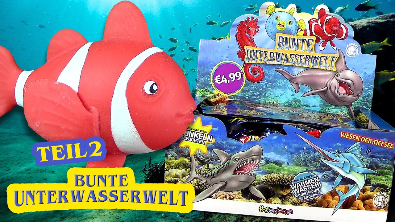 Sbabam ® Bunte Unterwasserwelt * Teil 2 * 12 Meerestiere zum sammeln * Animal Discovery * Unboxing