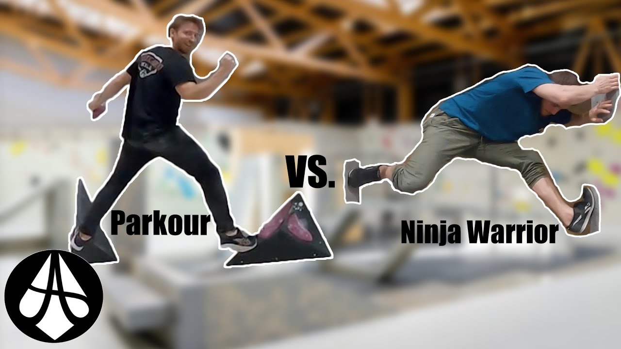 Ninja Warrior Tester vs. Parkour Pro Athlete