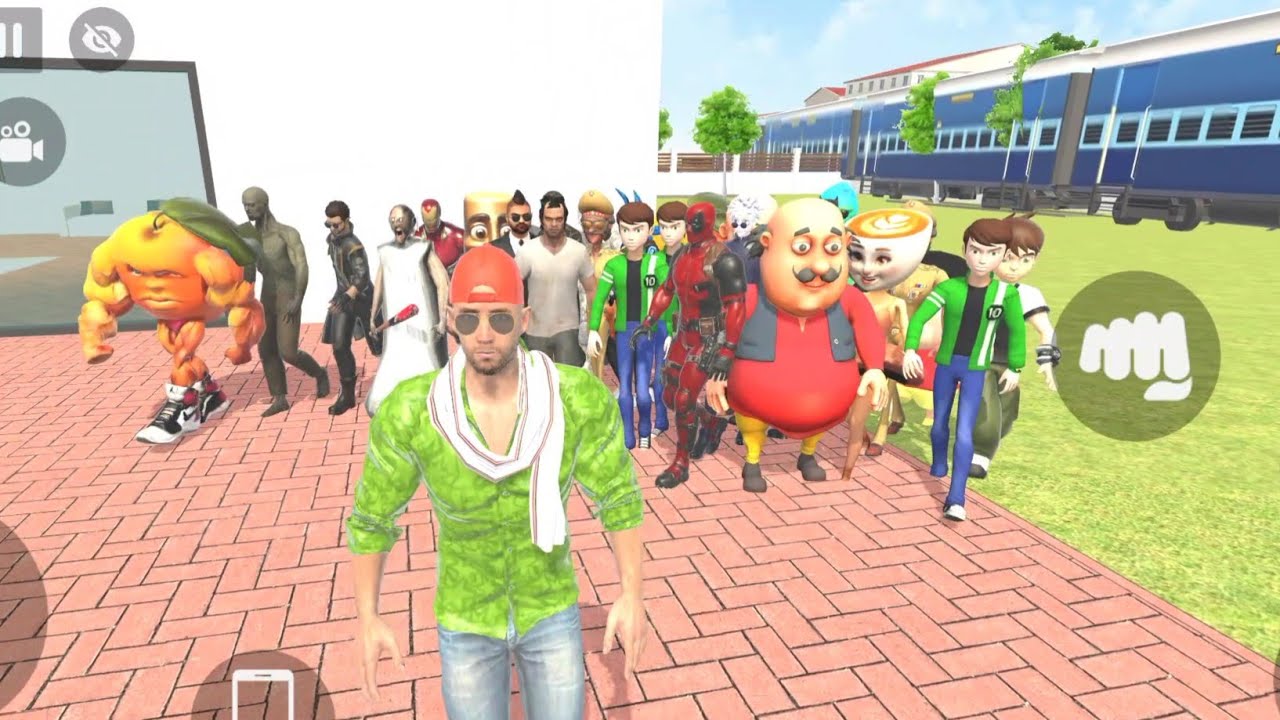 Motu Patlu Ka Satha Pura Train Hamara Ghar Aa Gaya - In Indian Theft Auto Simulator / NextGenGamer 