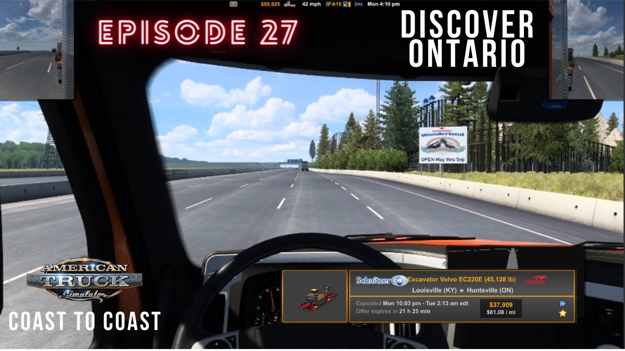 O CANADA, ONTARIO STYLE | American Truck Simulator Coast To Coast Let's Play - Episode 27