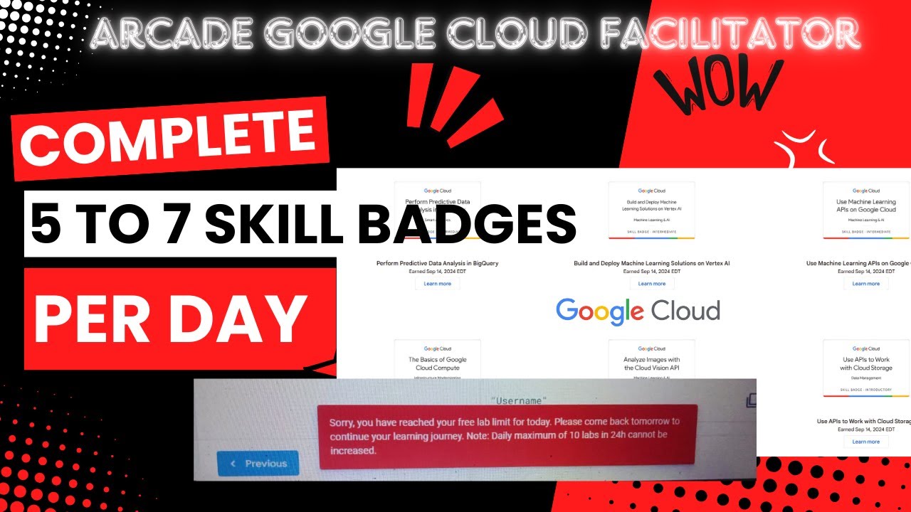 How To Complete More Than Two Skill Badges Per Day in the Google Cloud Facilitator Program
