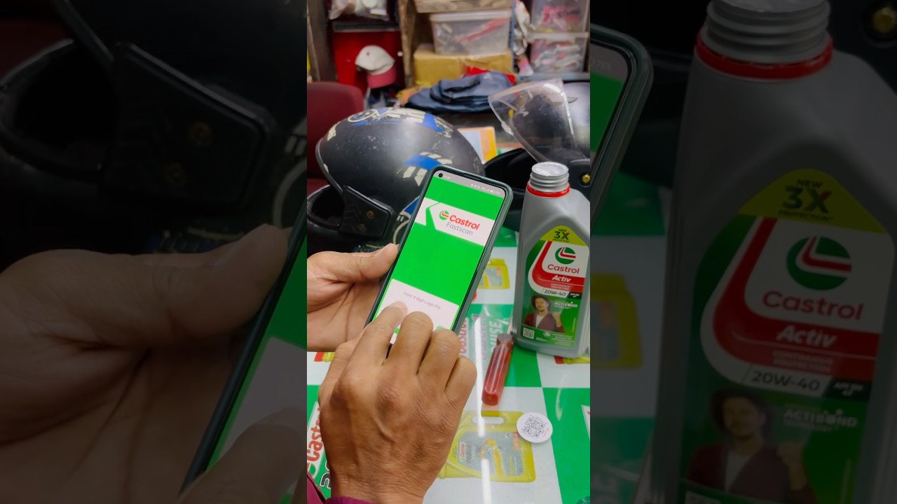 Castrol coupon scanning #shorts