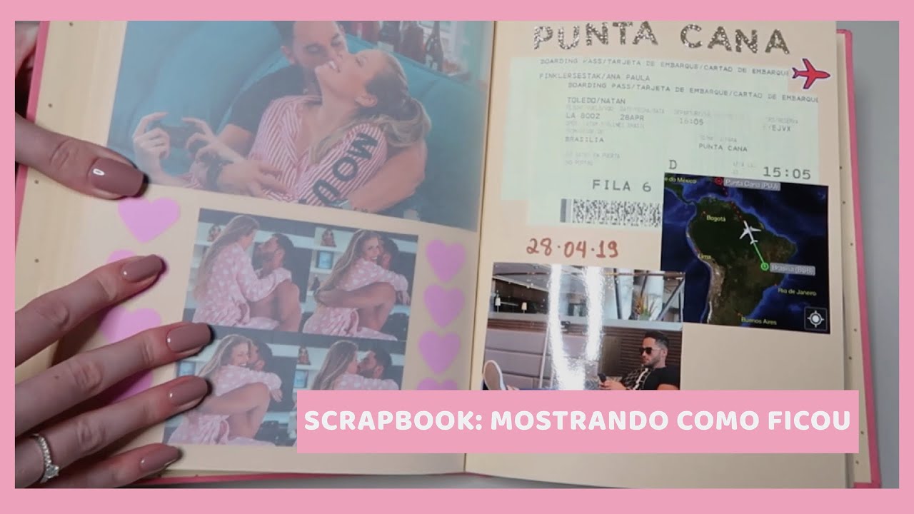 SCRAPBOOK: resultado final (álbum para namorado)