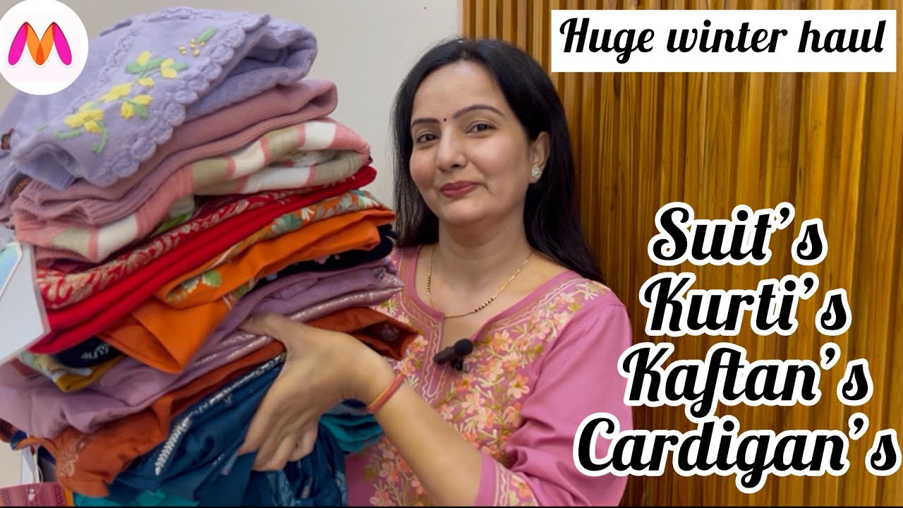 Huge winter haul🌸 Winter wear premium suits | party wear and daily wear @Renu_Chowdhary 