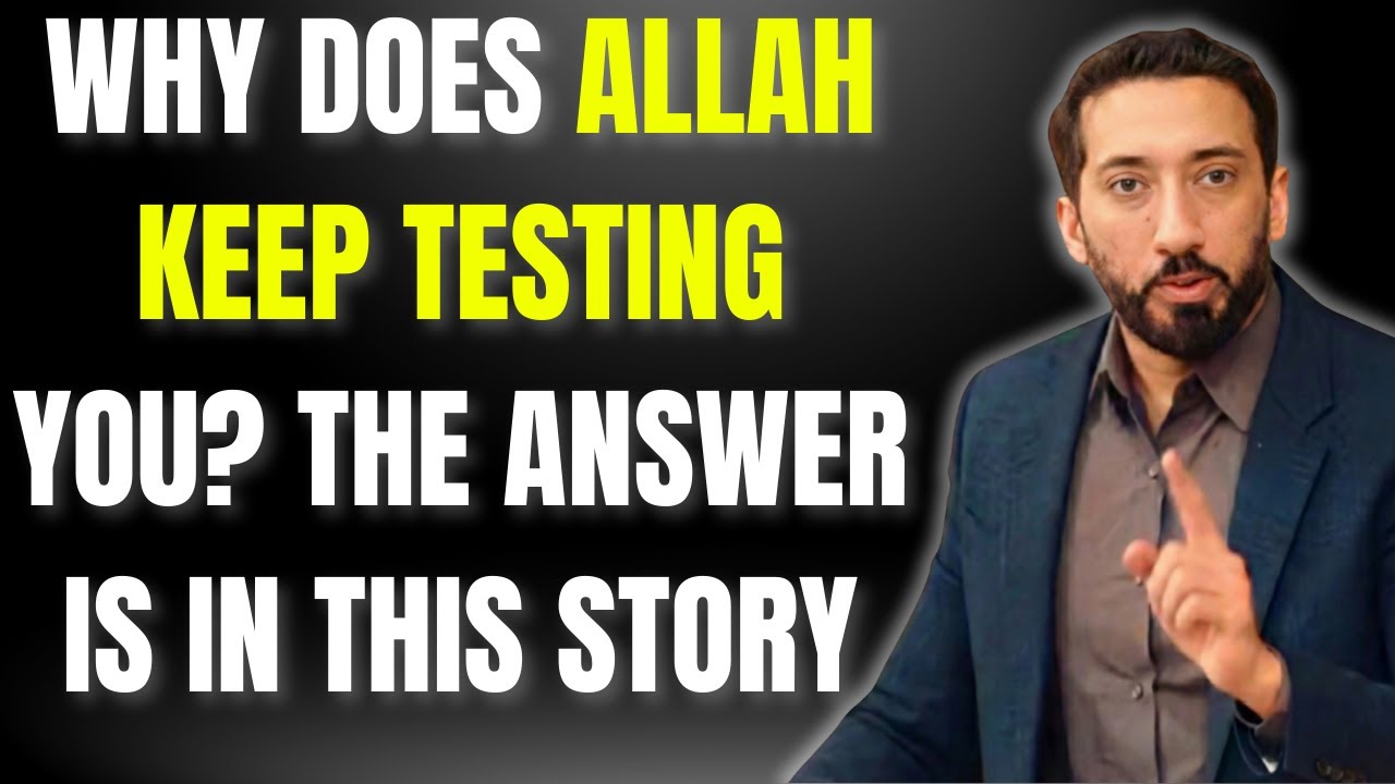 THE PAIN IN YOUR LIFE IS ACTUALLY A PREPARATION PROCESS - Nouman Ali Khan