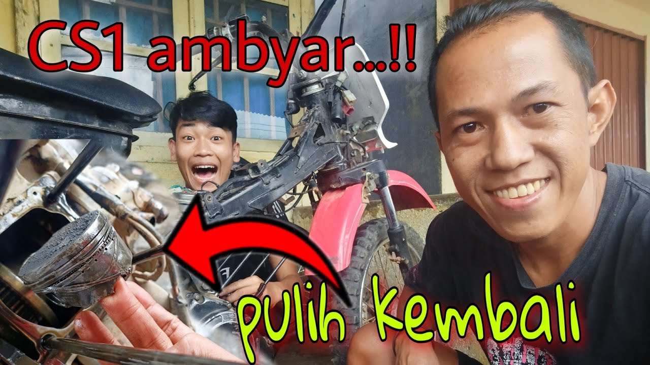top timing honda cs1 || susun komponen blok head sampai menyala