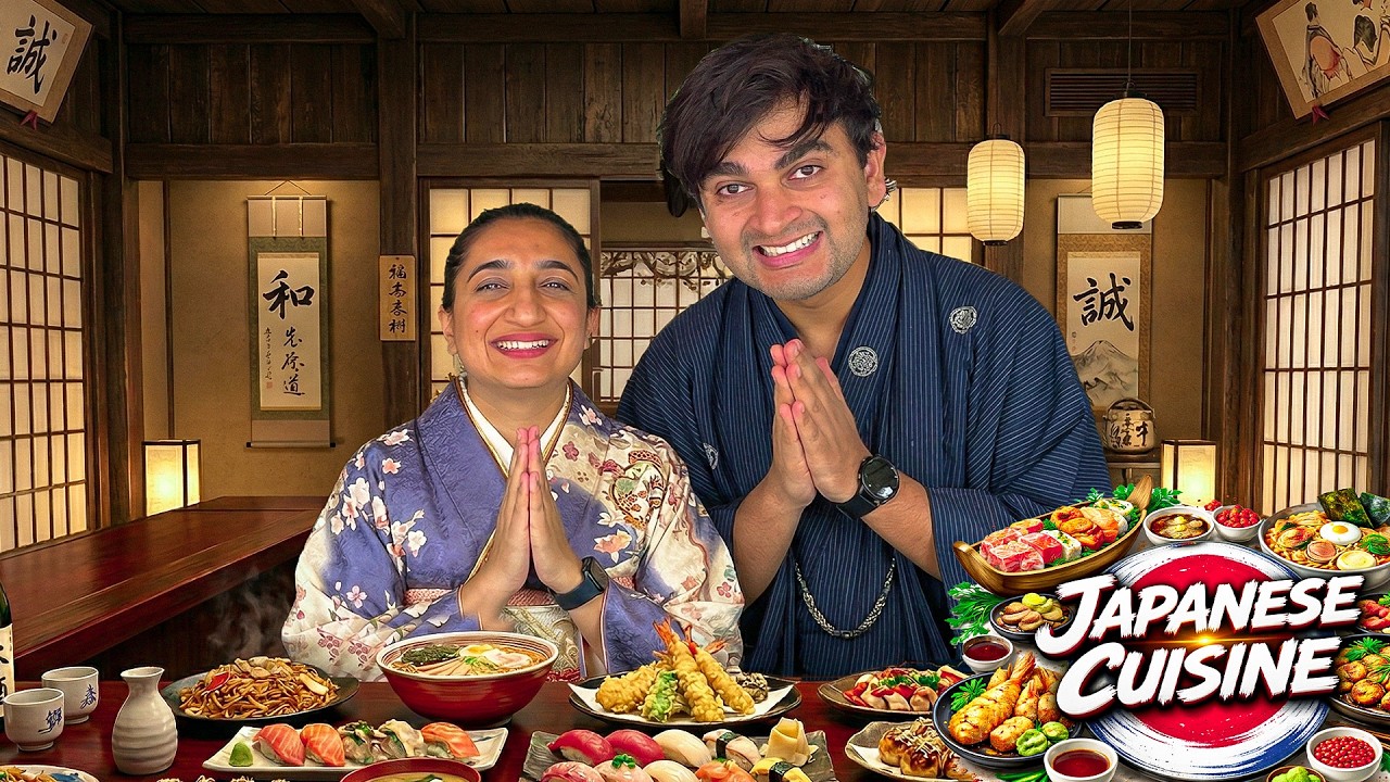 Trying Japanese Authentic Food ft. Wife | World Food Series | Ep4