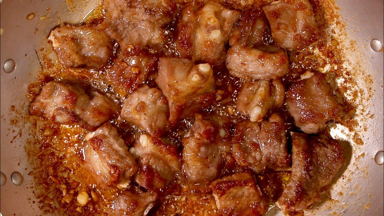 Соленые потрясенные свиные ребра