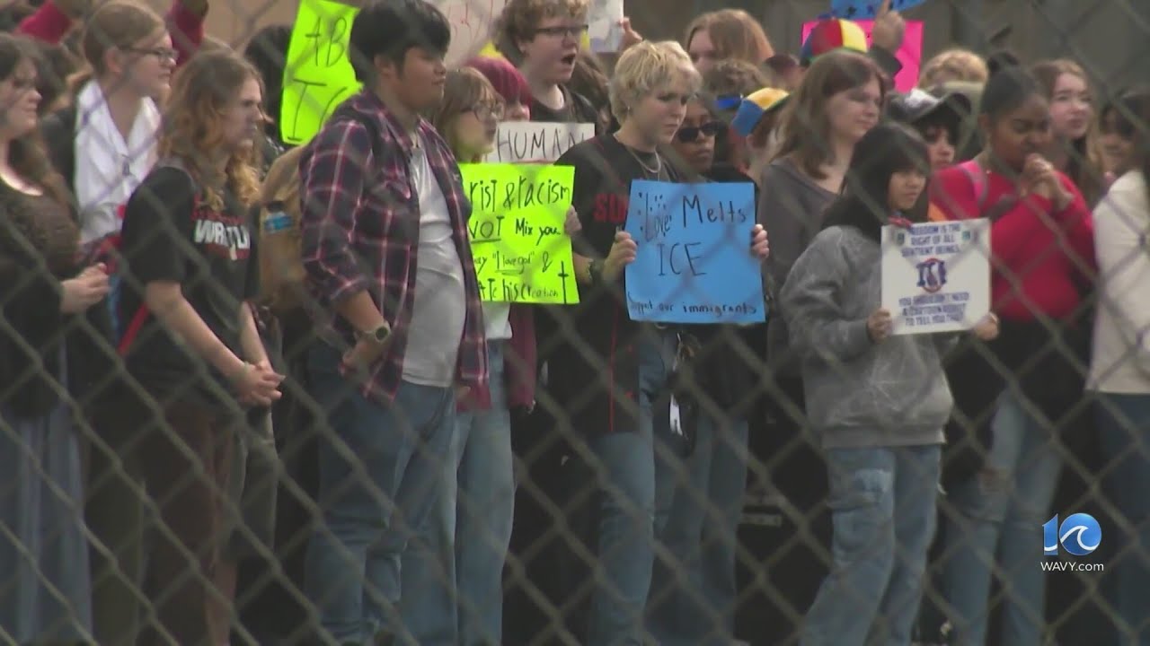 Walkouts by VB, Gloucester students to protest ICE