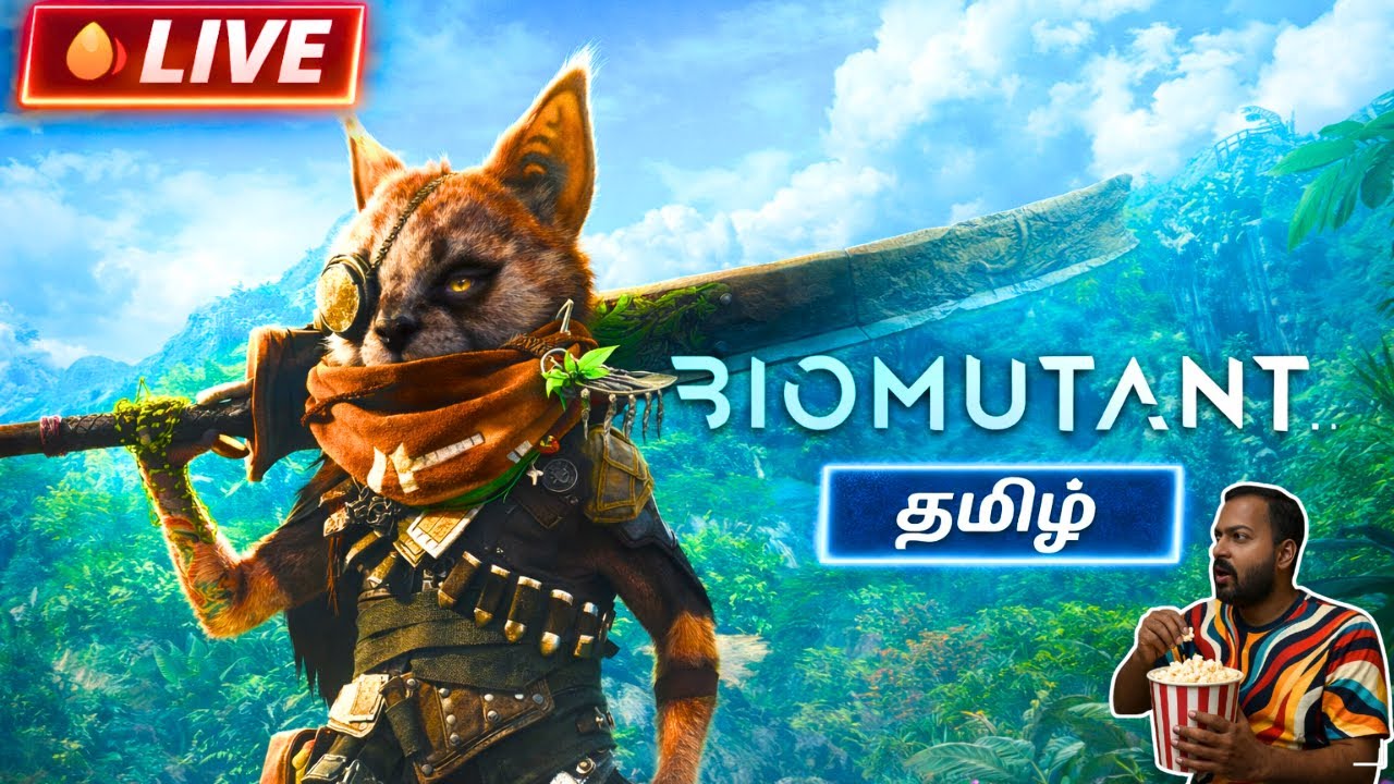 எலி பையன் Biomutant Tamil Gameplay | Open World Action RPG Begins | Part 1 | Commander VKI | CMDVKI