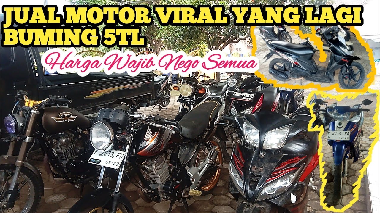 DIJUAL SEMUA‼️READY MOTOR VIRAL LENGKAP SEMUA TINGGAL PILIH