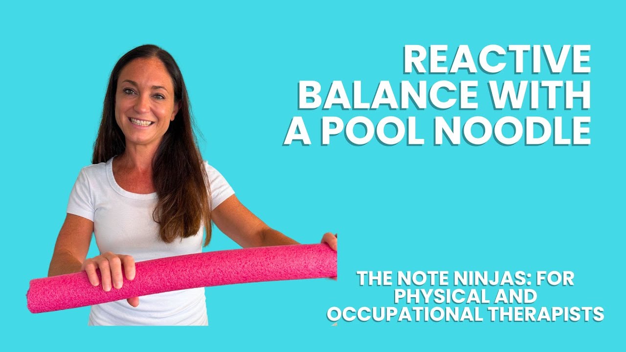 Fun Standing Reactive Balance Activity for Physical or Occupational Therapy