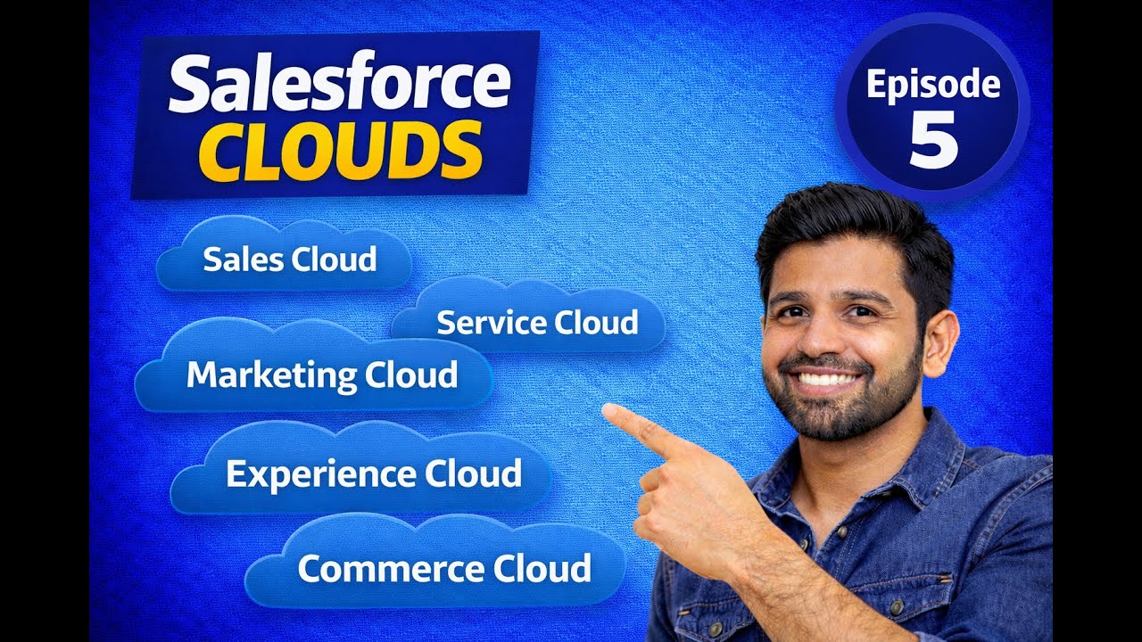 5. Salesforce Learning, эпизод 5: Sales, Service, Marketing Cloud, Experience Cloud, Commerce Cloud