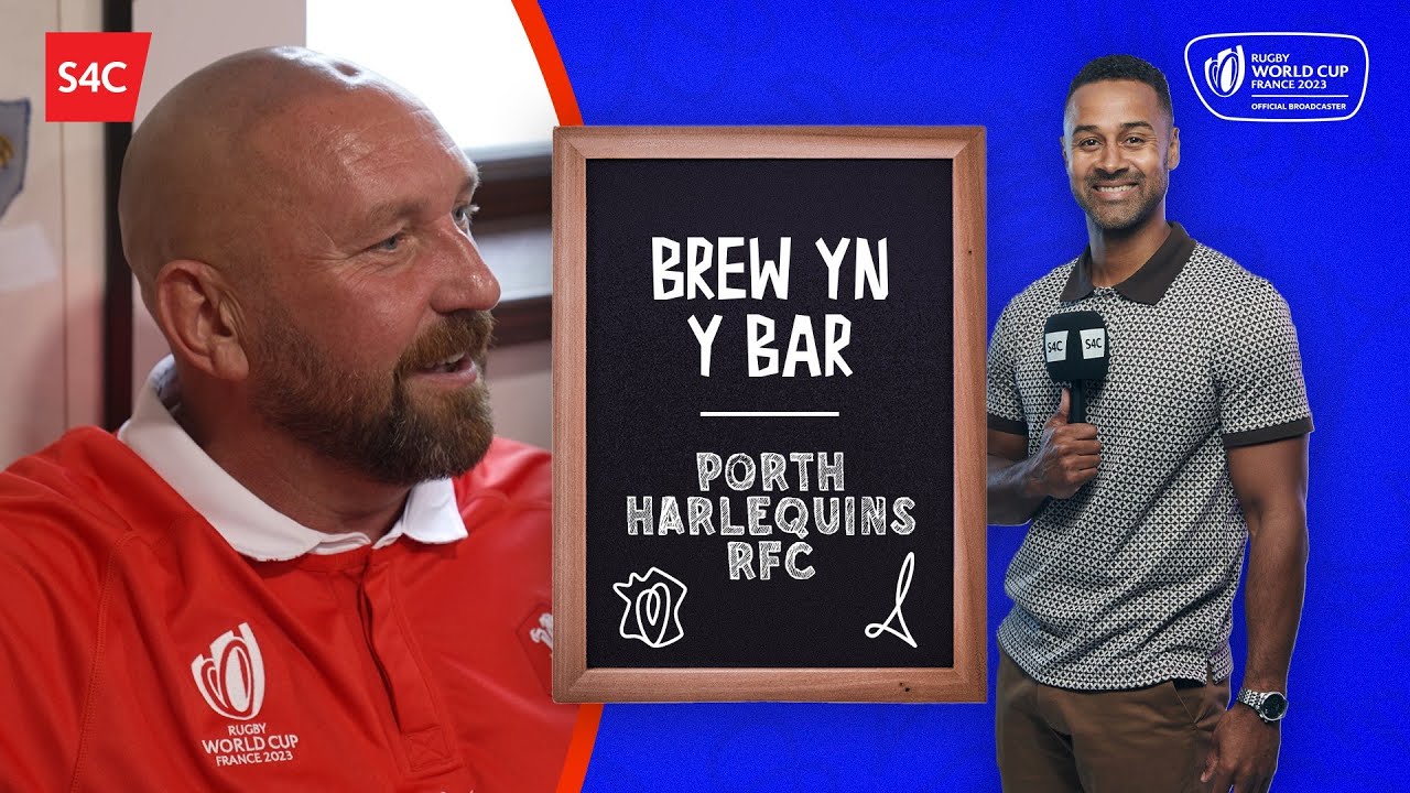Brew yn y Bar | Clwb Rygbi Porth Harlequins | Cwpan Rygbi'r Byd | S4C