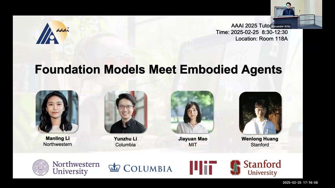[AAAI-25 Tutorial] Robotic Foundation Models & Remaining Challenges
