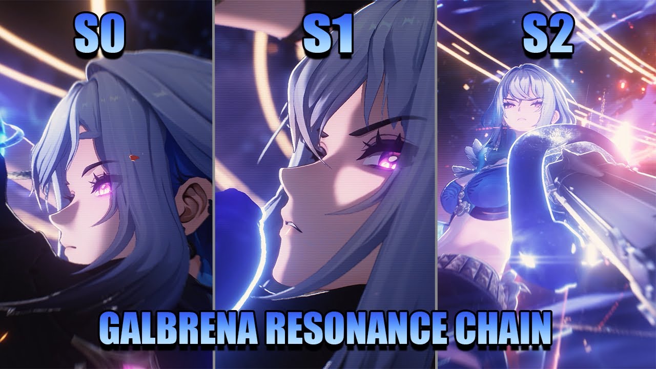 Galbrena S0-S2 Resonance Chain Comparison | Tower of Adversity 2.7 Hazard Tower | Wuthering Waves