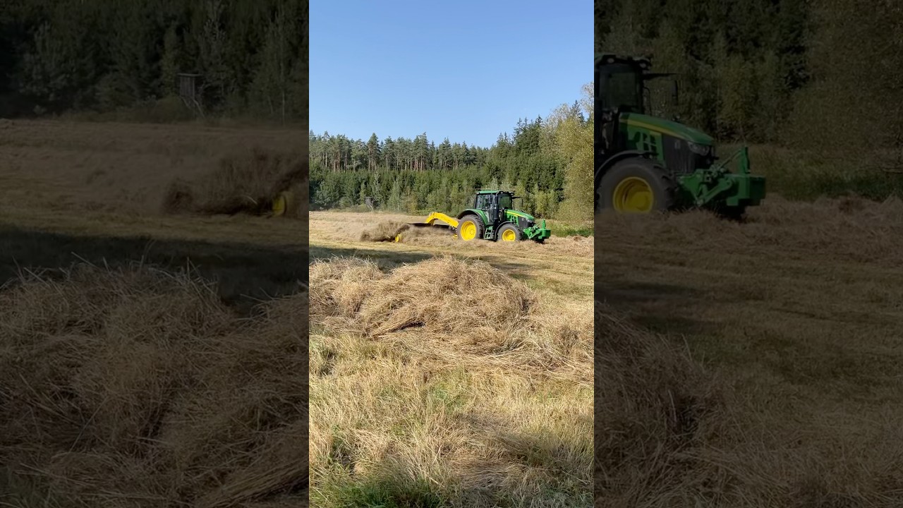John Deere 6120M💚💛💥🔥#tractor #johndeere #johndeerepower