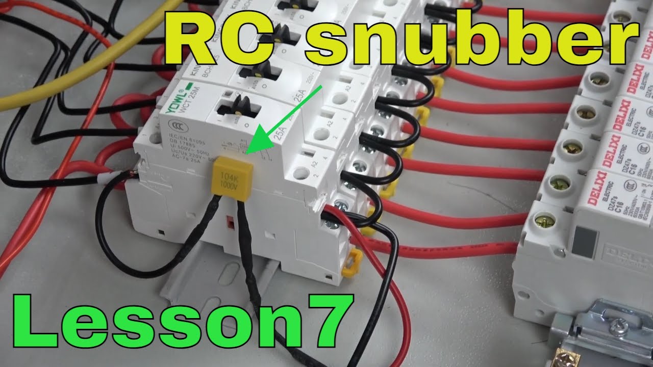 【IoT training lesson beginners #07】why use RC snubber for AC contactor
