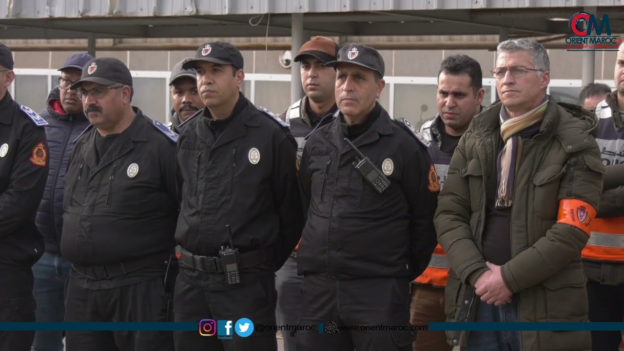 هكذا استعدت عناصر المنطقة الأمنية بركان خلال رأس السنة