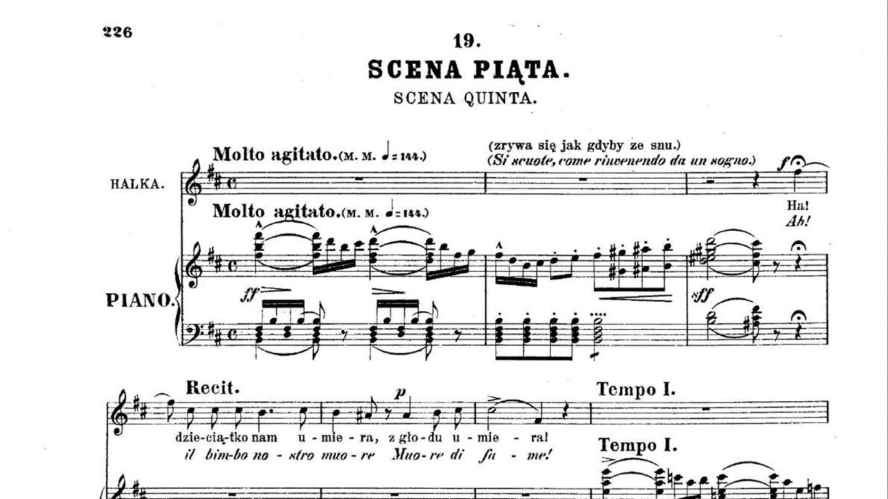 Halka &ldquo;Ha dzieciątko&hellip;O m&oacute;j maleńki&rdquo; - Moniuszko - Halka&rsquo;s aria - Accompaniment - Karaoke