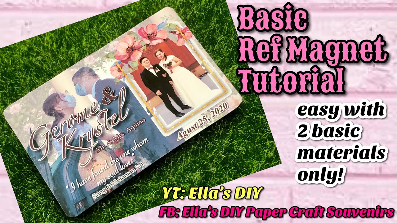 HOW TO MAKE REF MAGNET SOUVENIR | 