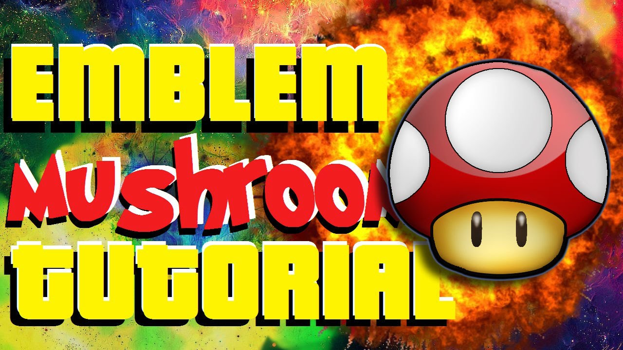 AW COD ..MUSHROOM EMBLEM TUTORIAL