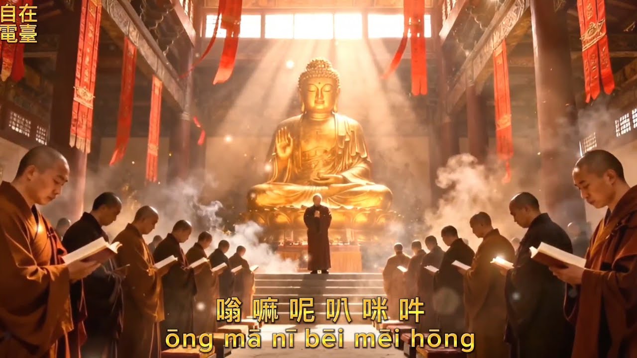 ​六字真言 六字大明咒 唵嘛呢叭咪吽 Om mani padme hum โอม มณี ปทเม หุม 옴 마니 반메 훔