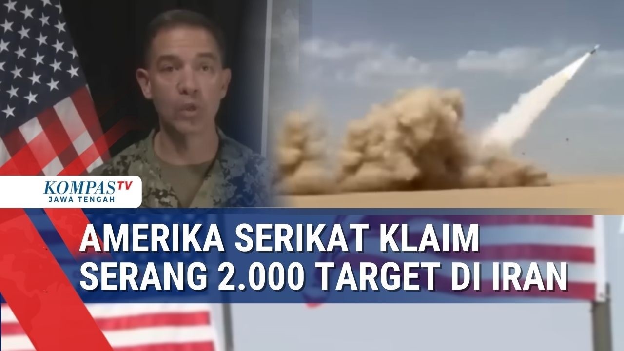 Amerika Serikat Klaim Serang 2.000 Target di Iran